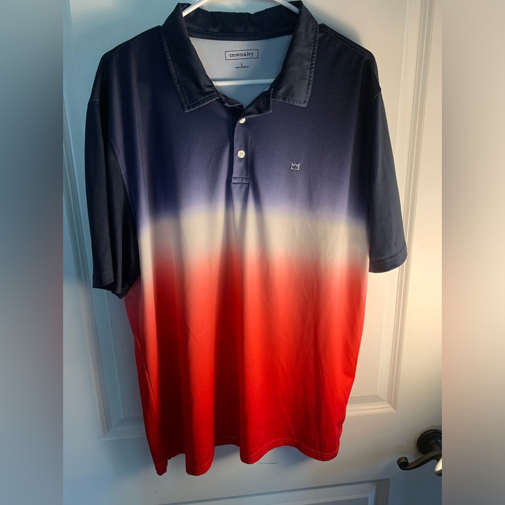 Crown and Ivy Polo Shirt L